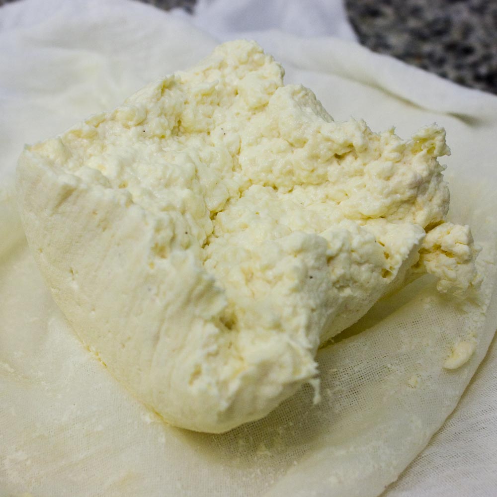 Making Queso Blanco Cheese - Think, Eat, Be Healthy