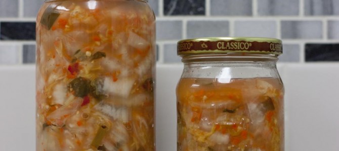 An Easy To Make Fermented Kimchi Recipe