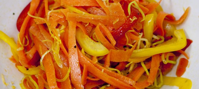 Lemon-Ginger Carrot Slaw Recipe